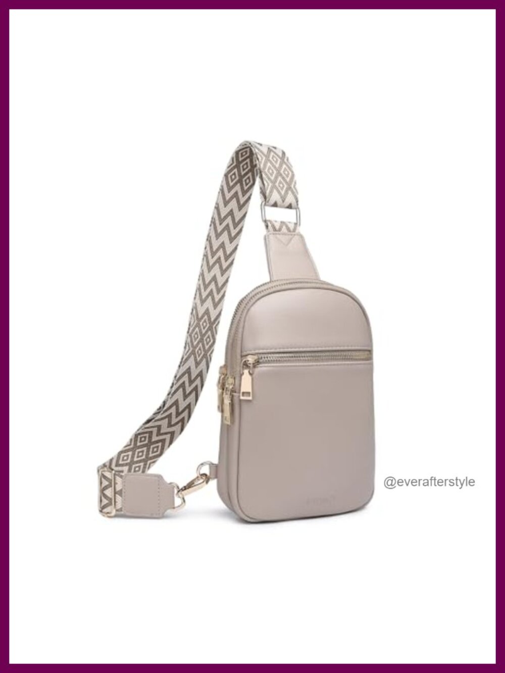Small Crossbody Sling Bag Vegan Faux Leather RFID Anti Theft Travel Purse